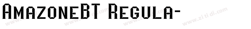 AmazoneBT Regula字体转换